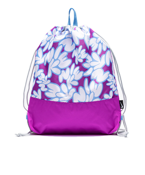 ナイキ（NIKE）水泳バッグ プリントベーシックドローストリングバッグ 紫 10L 1994034-012 手提げ ナップザック 新年度 新学期 新調 小学生…