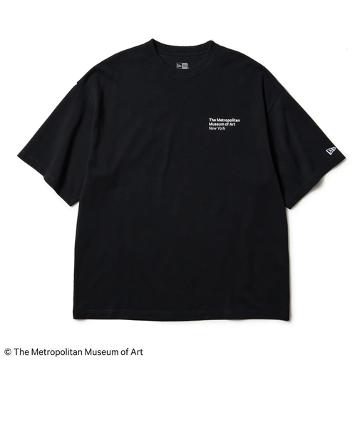 ニューエラ（NEW ERA）半袖 オーバーサイズド コットン Tシャツ The Met ブラック 14457270