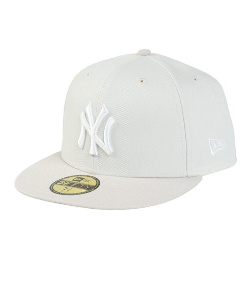 ニューエラ（NEW ERA）キャップ 59FIFTY ニューヨーク・ヤンキース サンディーリネン ストーンバイザー 14460934