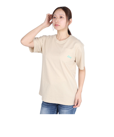 ロキシー（ROXY）FING ON VACATION 半袖Tシャツ 25SPRST251607YBEG