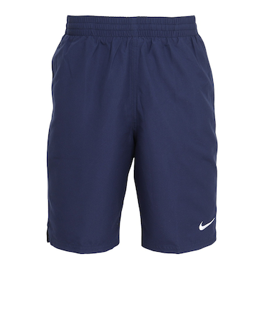 ナイキ（NIKE）水着 メンズ 水泳 ヒーロースタイル9ボレーショーツ 紺 M-LLサイズ NESSF558-N440 ウエスト調節可 サイドポケット ロゴ入…