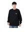 エクストララージ（XLARGE）BACKSIDE OG 長袖Tシャツ 101251011006-BLACK