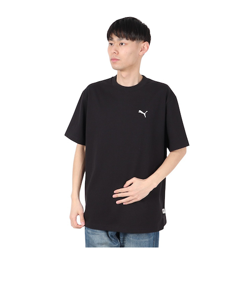 プーマ（PUMA）MWQ HOG 半袖Tシャツ VEGE 633126 01 BLK