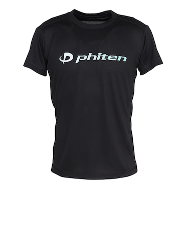 ファイテン（PHITEN）バレーボールウェア 半袖Tシャツ ラメ グラデーション BK/BL 3125JG66810