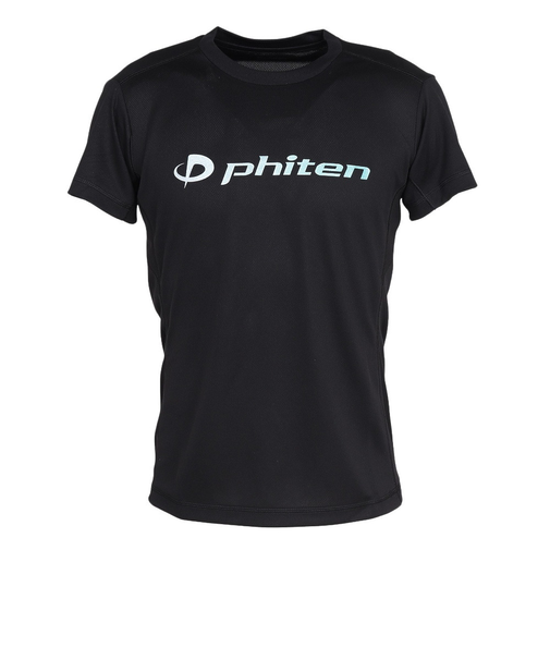ファイテン（PHITEN）バレーボールウェア 半袖Tシャツ ラメ グラデーション BK/BL 3125JG66810