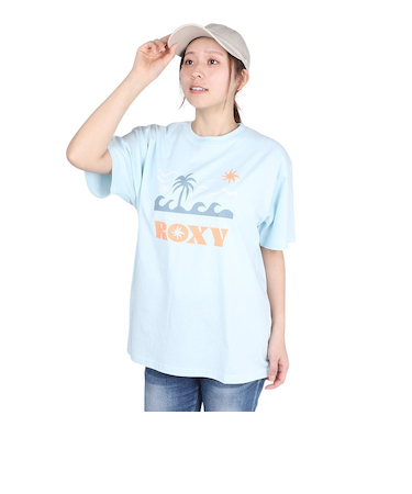 ロキシー（ROXY）サニーサンセット 半袖Tシャツ 25SPRST251602YLBL