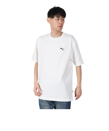 プーマ（PUMA）MWQ HOG 半袖Tシャツ BROCCOLI 633127 02 WHT