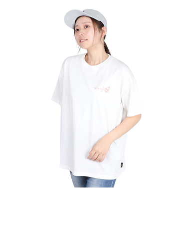 ロキシー（ROXY）ORFUL EMBROIDERY 半袖Tシャツ 25SPRST251603YWHT