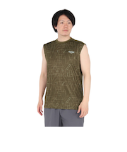 デュアリグ（DUARIG）ドライプラスクール シャインブロック メッシュ ノースリーブTシャツ 5S0012-TRCT-863HD KHK