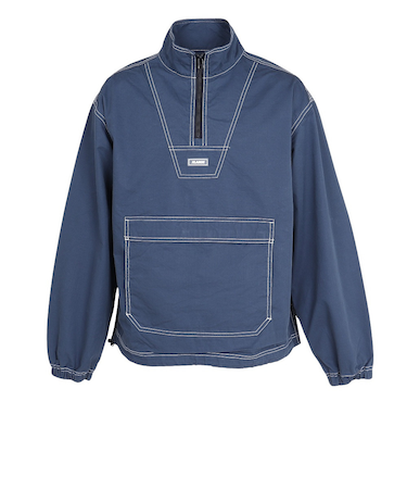 エクストララージ(XLARGE)RIPSTOP ハーフジップ ジャケット 101251021008-NAVY