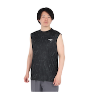 デュアリグ（DUARIG）ドライプラスクール シャインブロック メッシュ ノースリーブTシャツ 5S0012-TRCT-863HD BLK