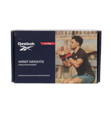 リーボック（REEBOK）リストウエイト フレックスロック 1.5kg 黒 RAWT-11262 重り 手首 アンクル ウエイトトレーニング 2個セット