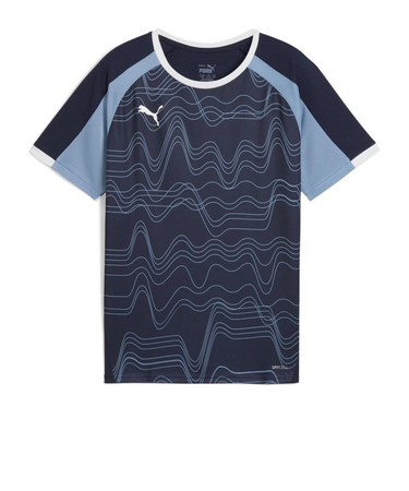 プーマ（PUMA）ジュニア サッカーウェア INDIVIDUAL LIGA グラフィック ジャージ 半袖 66018506