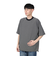 ヘルスニット（Healthknit）ナローボーダー ワイドクルーネック 半袖Tシャツ 51033 BLK/NAT
