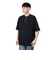 ヘルスニット（Healthknit）U.S.A.コットン ヘンリーネック半袖Tシャツ HR24S-M002 BLK