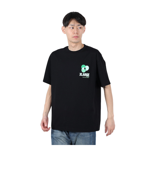 エクストララージ(XLARGE)VISUAL TECHNOLOGIES 半袖Tシャツ 101251011019-BLACK