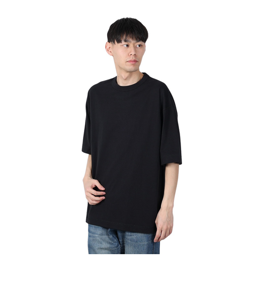 ヘルスニット（Healthknit）U.S.A.コットン クルーネック半袖Tシャツ HR24S-M005 BLK
