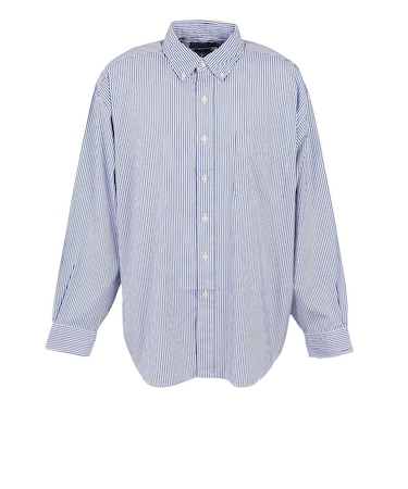 ストライプド ビッグ シャツ MNPOWOV16824198999