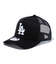 ニューエラ（NEW ERA）帽子 キャップ 9FORTY A-Frame トラッカー ロサンゼルス・ドジャース 黒 14524998 シンプル カジュアル