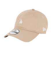 ニューエラ（NEW ERA）帽子 キャップ 920 ミニロゴ ロサンゼルス・ドジャース ベージュ Mサイズ 14668099 シンプル カジュアル 野球 かわ…