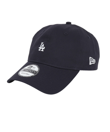 ニューエラ（NEW ERA）帽子 キャップ 920 ミニロゴ ロサンゼルス・ドジャース 紺 Mサイズ 14682983 シンプル カジュアル 野球 おしゃれ