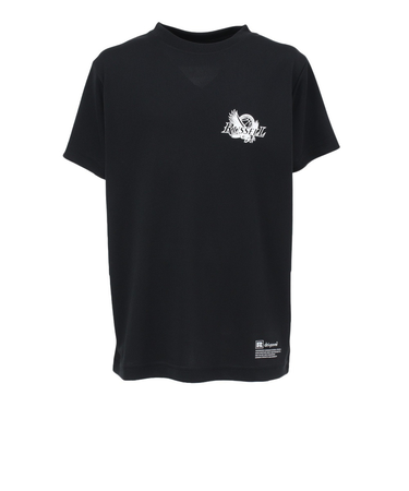 ラッセル（RUSSELL）ジュニア バスケットボールウェア 半袖 EAGLE Tシャツ RBBJ25S013 BLK