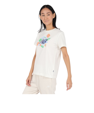 ニューバランス（new balance）フラワーグラフィックTシャツ WT51931SST