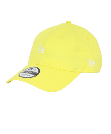 ニューエラ（NEW ERA）帽子 キャップ 920 ミニロゴ ロサンゼルス・ドジャース 黄色 Mサイズ 14682977 シンプル カジュアル 野球 かわいい…