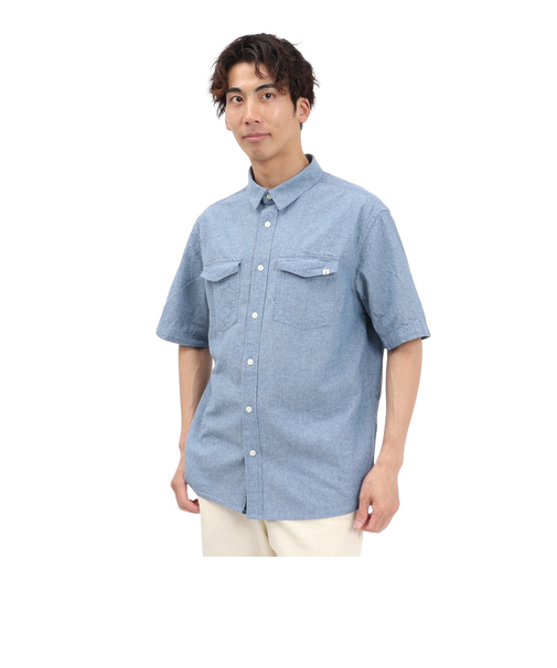 エルケクス（ELKEX）半袖 ダンガリーシャツ EKM5S10022 IBLU