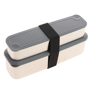 サーモス（THERMOS）ランチボックス リムサイズ 紺 804W DSA-804W BKBD 食洗器対応 弁当箱 ベルト付き 箸付き ステンレス 保冷ケース…