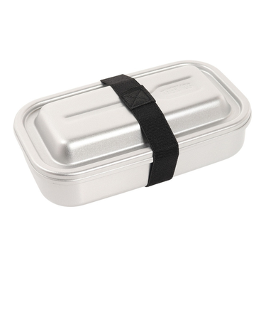 サーモス(THERMOS)ランチボックス シルバー 800ml DAA-800 SL ふっ素 アルミ製 1段弁当 食洗器対応 弁当箱 ベルト付き 仕切り オフ…