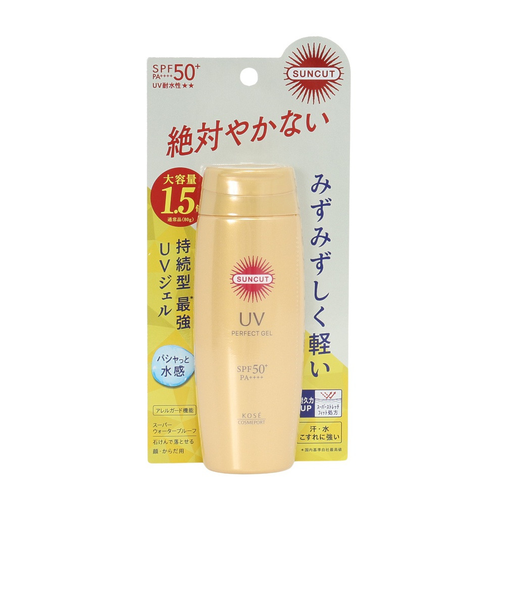 コーセー（KOSE）サンカットR パーフェクトUVジェル 120g SPF50+ 大容量 ウォータープルーフ UVカット 紫外線対策