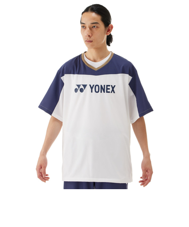 ヨネックス（YONEX）テニスウェア ユニ半袖Vブレーカー 30114Y-011