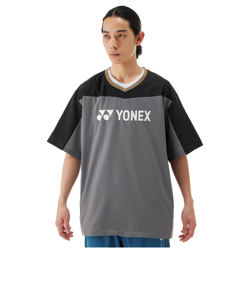 ヨネックス（YONEX）テニスウェア ユニ半袖Vブレーカー 30114Y-405