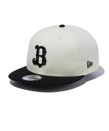ニューエラ（NEW ERA）帽子 キャップ 9FIFTY オリックス・バファローズ クロームホワイト×ブラック Mサイズ 14524935 シンプル