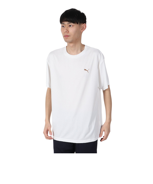 プーマ（PUMA）ドライプラス AOP ロゴ Tシャツ 527820 02 WHT