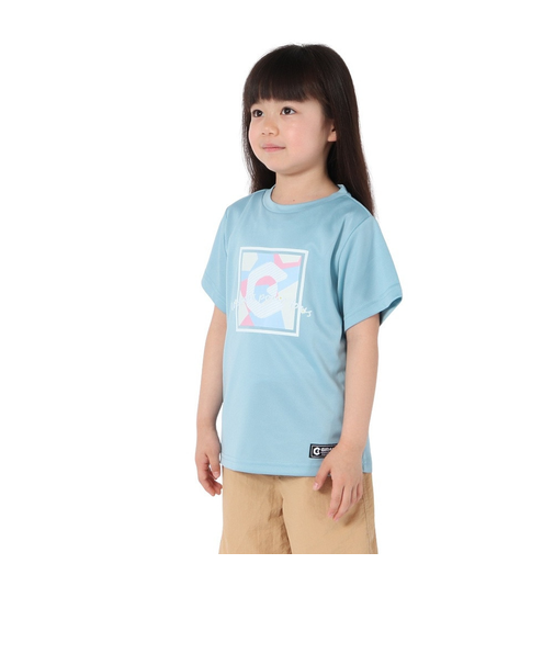 ジュニア ドライプラス15 メッシュ 半袖Tシャツ GSCLT CT5S0058-TR865-GRJY BLU