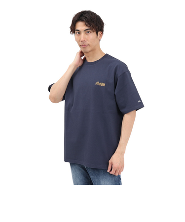 ヘビーウェイトバックロゴ Tシャツ BU244580479 NAVY