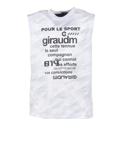 ジュニア ドライプラス15 メッシュ タンクトップ GNST CT5S0054-TR865-GRJY WHT