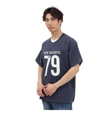 ヘビーウェイトゲームTシャツ 79 BU244580279 NAVY