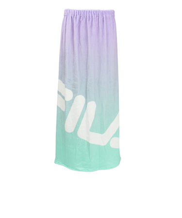 フィラ（FILA）PE100丈グラデ巻きタオル 水泳 ミント 125407 MNT 吸水 シンプル スポーツ 運動 風呂 プール 海水浴 日焼け対策