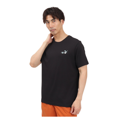 プーマ（PUMA）GRAPHICS プーマ バック Tシャツ 687701 01 BLK