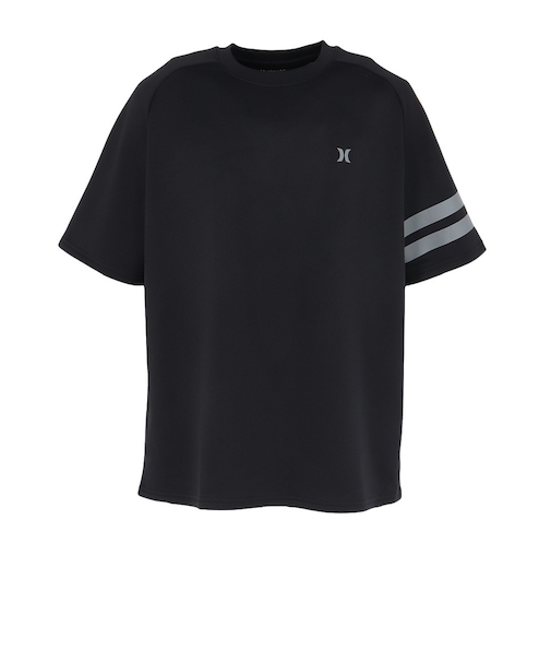 ハーレー（HURLEY）ファントム サマー スウェット ショートスリーブ Tシャツ MCSS251134-BLK