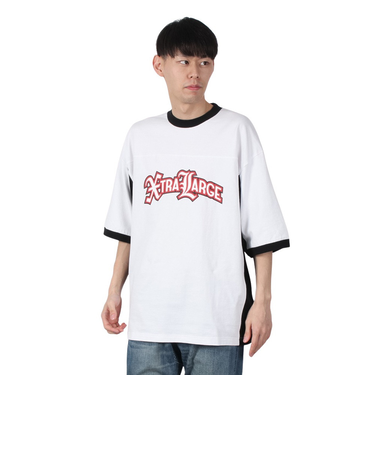 エクストララージ（XLARGE）ロゴ 2TONE 半袖Tシャツ 101242011036-WHITE