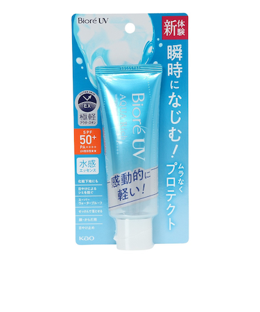 日焼け止め ビオレ UV アクアリッチ ウォータリーエッセンス 70g SPF50+ PA++++ 顔・からだ用 ウォータープルーフ 化粧下地