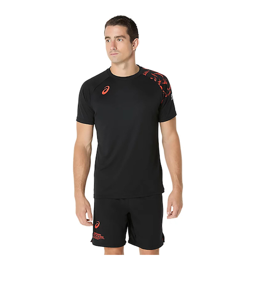 アシックス（ASICS）バレーボールウェア トップライン ファミリー 半袖シャツ 2053A213.002
