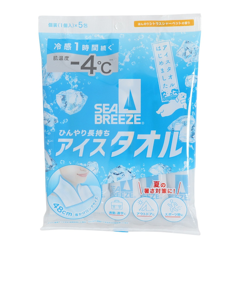 シーブリーズ アイスタオル シトラスシャーベットの香り 5枚 冷感 猛暑対策 暑さ対策