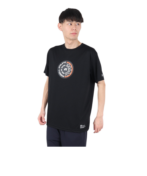 ラッセル(RUSSELL)バスケットボールウェア 半袖 RUSSELL HOOP Tシャツ RBB25S0005 BLK
