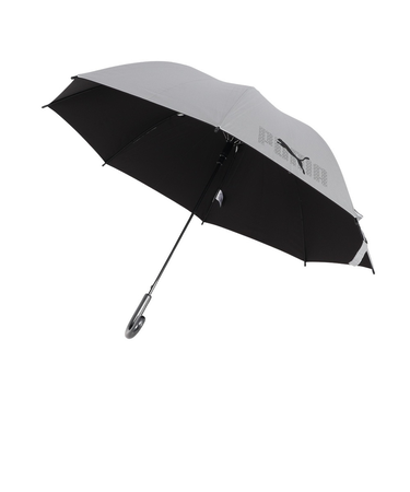 プーマ（PUMA）傘 晴雨兼用SV 55cm JP 傘 PBS75JP55 SL 紫外線対策 遮光 軽量 反射素材 ロゴ シンプル 学生 ジャンプ傘 長傘
