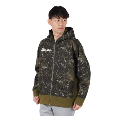 アスレタ（ATHLETA）サッカー フットサルウェア 防風スウェット ZIP パーカー 3389 BEG
